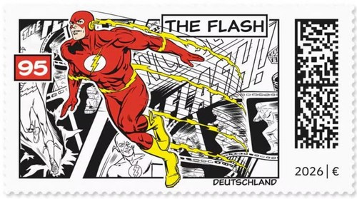 Francobollo marvel the flash - marvel,